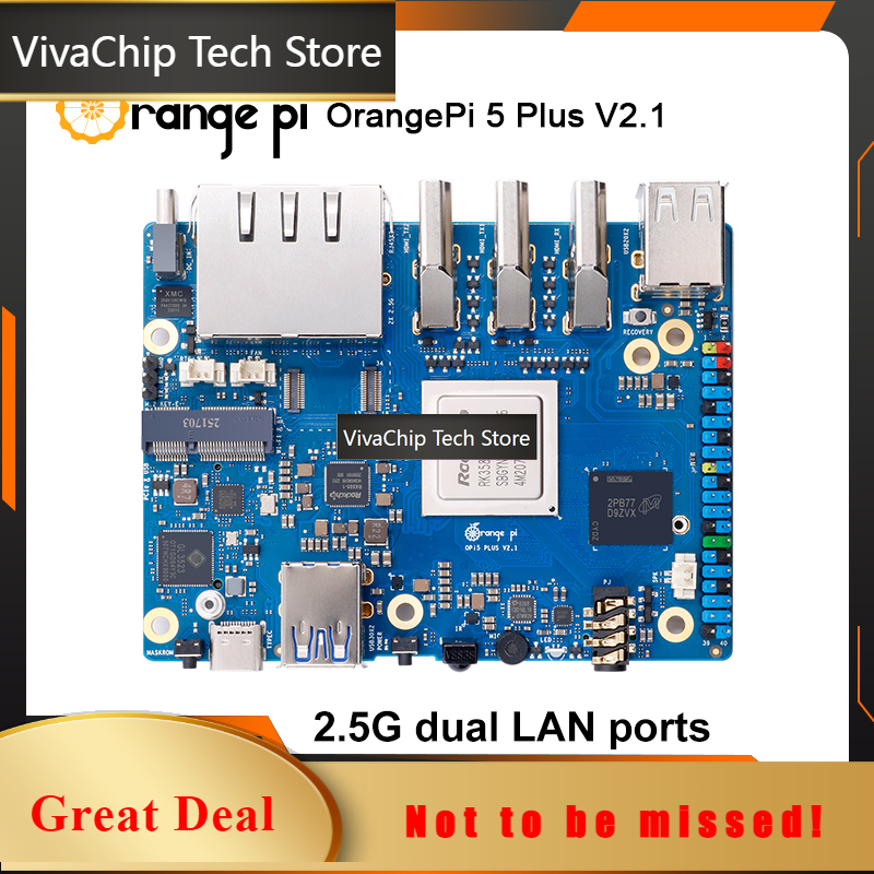 VivaCT Orange Pi 5 Plus V2.1 W – Orange Pi 5 Plus 16Gb recenzja i cena